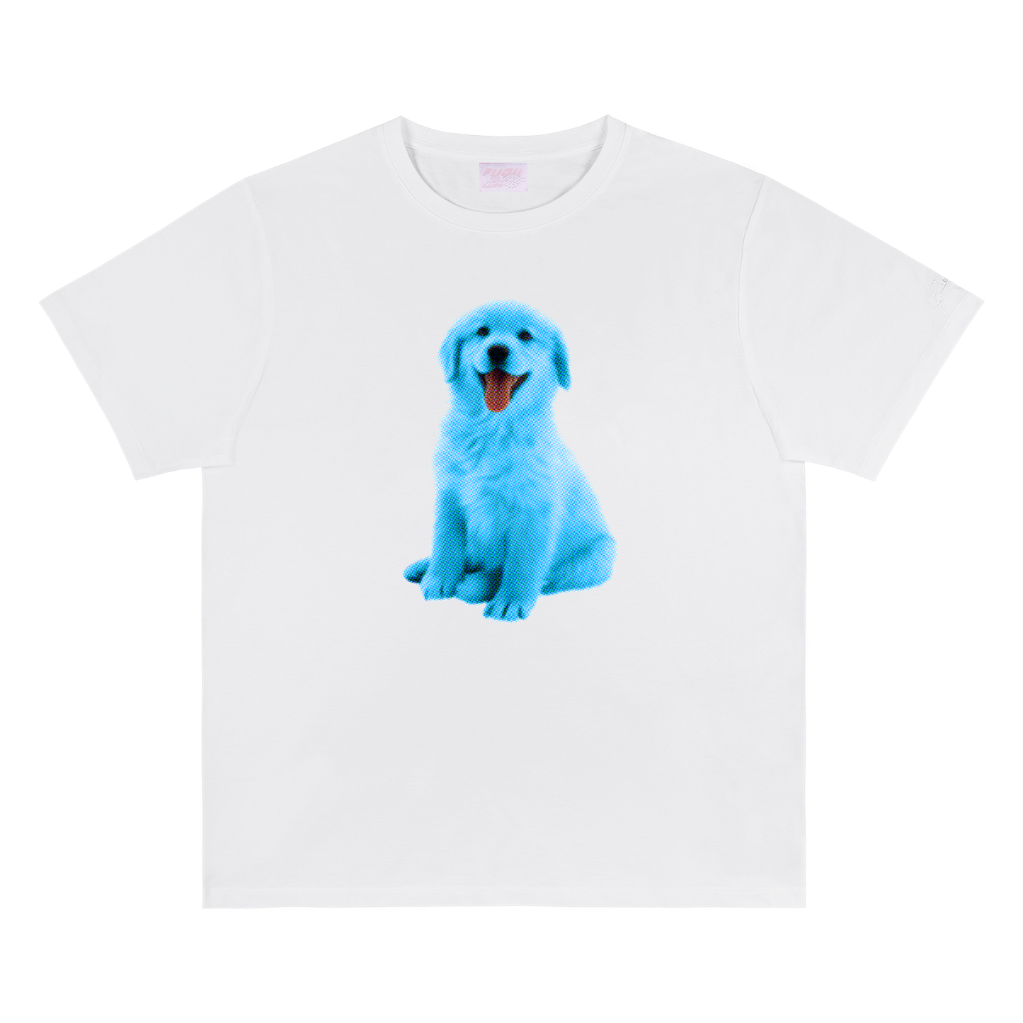 blue dog T-shirt
