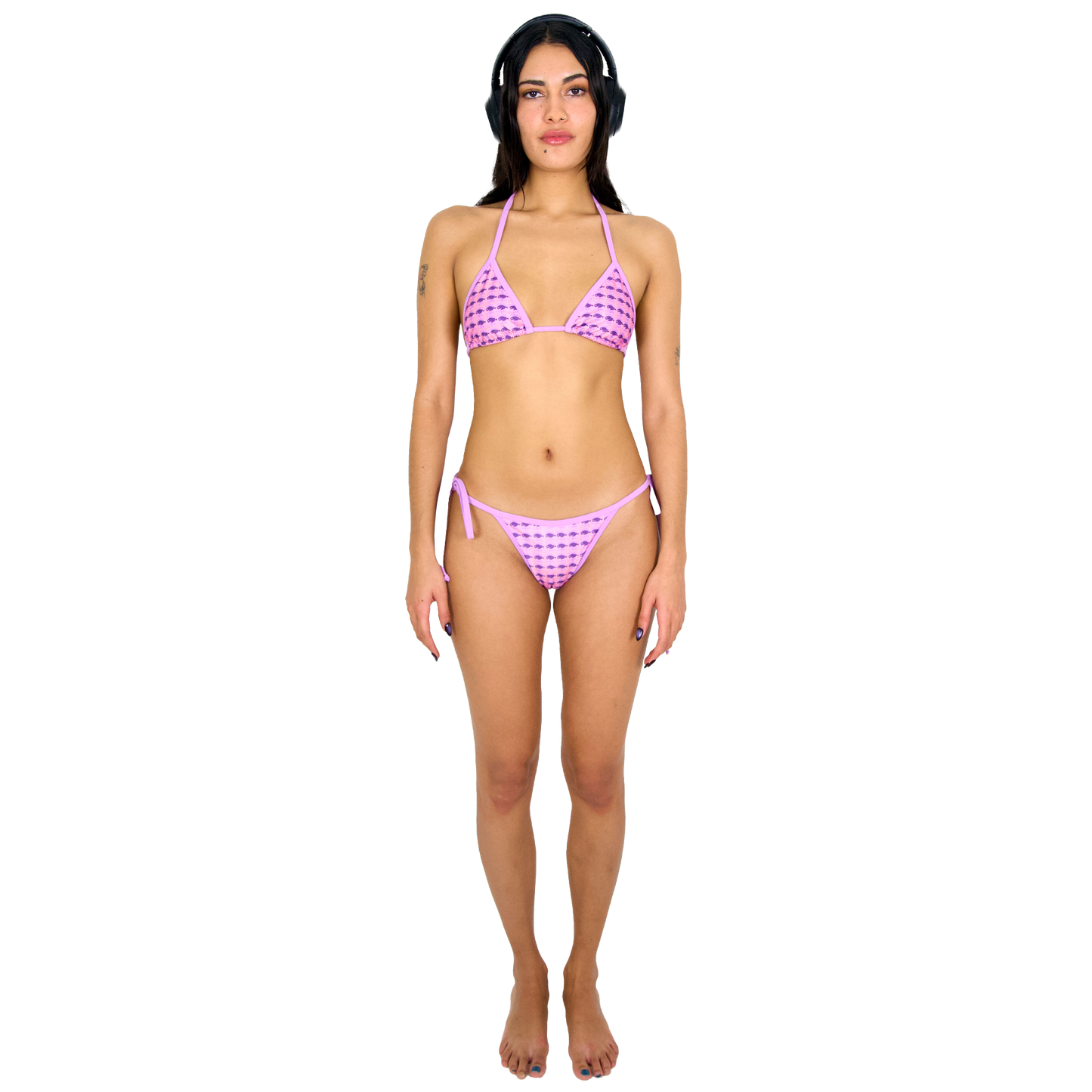 Fugu x Puppy Acid Bikini Top