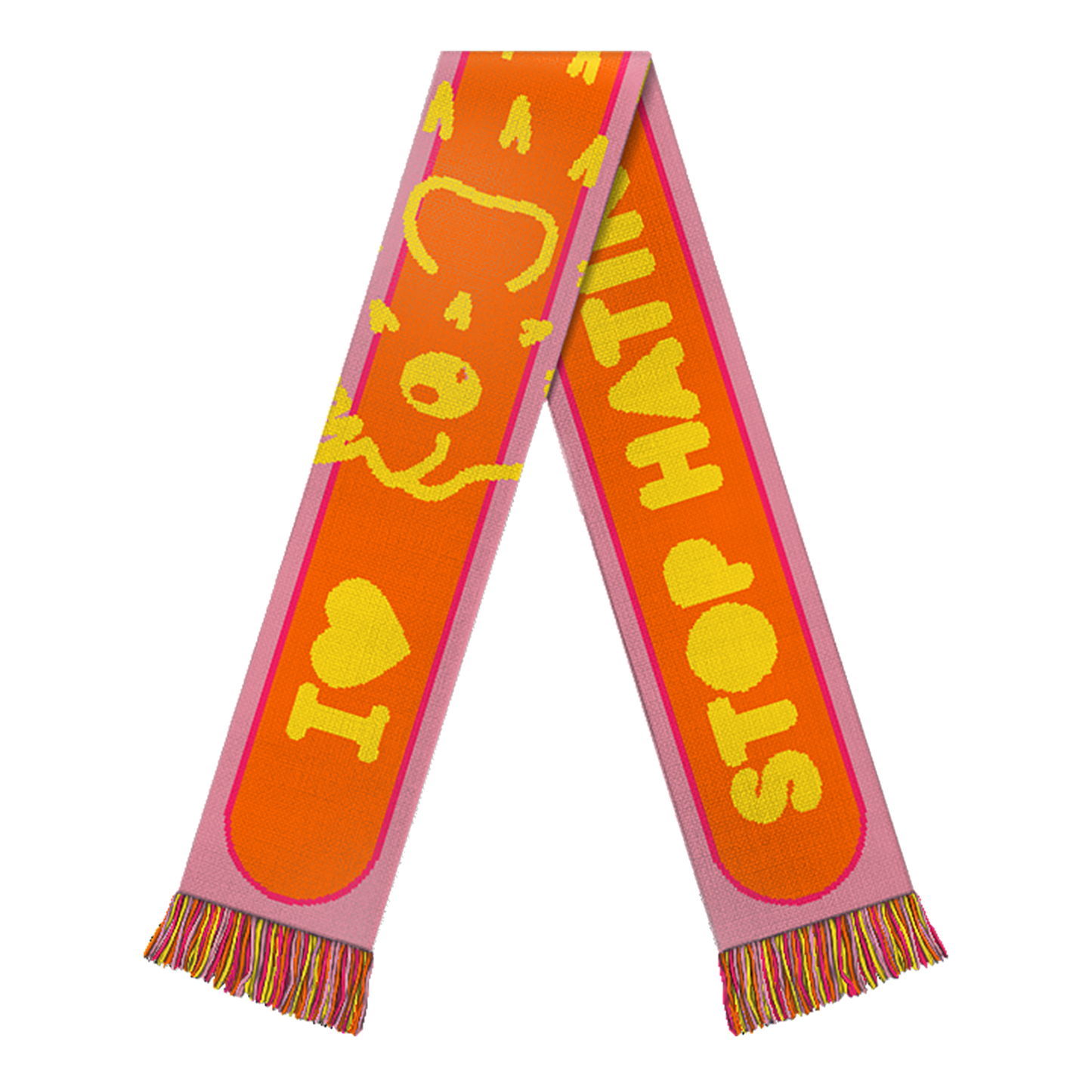 Fugu Scarf Orange/Pink
