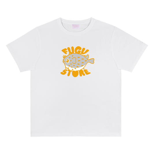 grey fugu logo T-shirt
